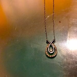 Genuine diamond and 925 silver